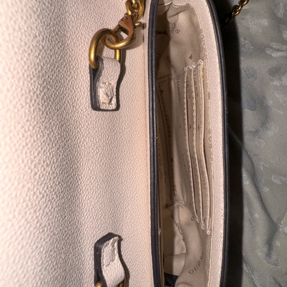 Guess Nelly micro mini flap crossbody leather bag with gold hardware - Picture 11 of 14